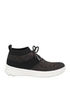 Fitflop Woman Sneakers Black Size 7 Textile Fibers