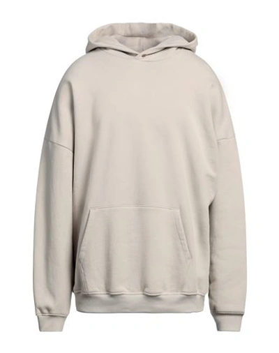 Fear Of God Man Sweatshirt Beige Size Xl Cotton, Lycra