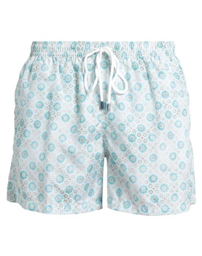 Fedeli Man Swim Trunks Sage Green Size Xl Recycled Polyester In Sage Green