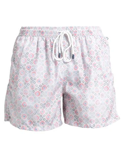 Fedeli Man Swim Trunks White Size M Recycled Polyester In White