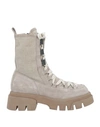 Brunello Cucinelli Eyelet-embellishment Leather Boots In Beige