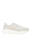 Bally Man Sneakers Light Grey Size 12 Soft Leather In Grey