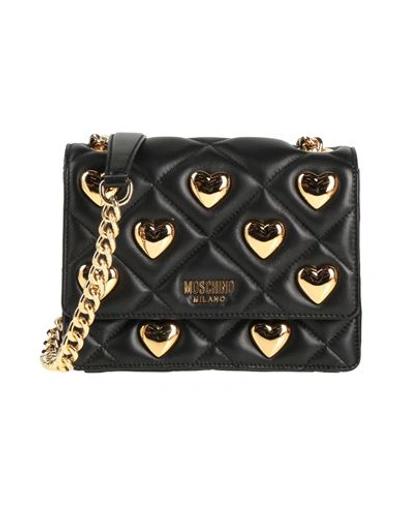 Moschino Woman Cross-body Bag Black Size - Leather