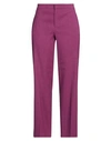 Isabel Marant Woman Pants Mauve Size 10 Hemp, Viscose, Elastane In Purple