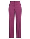 Isabel Marant Woman Pants Mauve Size 8 Hemp, Viscose, Elastane In Purple