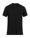 Neil Barrett Man T-shirt Black Size Xxl Cotton