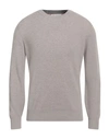 Brunello Cucinelli Man Sweater Dove Grey Size 44 Cashmere