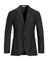 Boglioli Man Blazer Lead Size 40 Virgin Wool, Polyester In Grey