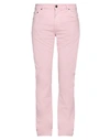 Pt Torino Man Pants Pink Size 34 Cotton, Elastane