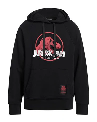 Neil Barrett Man Sweatshirt Black Size M Cotton, Elastane