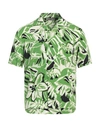 PALM ANGELS PALM ANGELS MAN SHIRT GREEN SIZE 42 VISCOSE