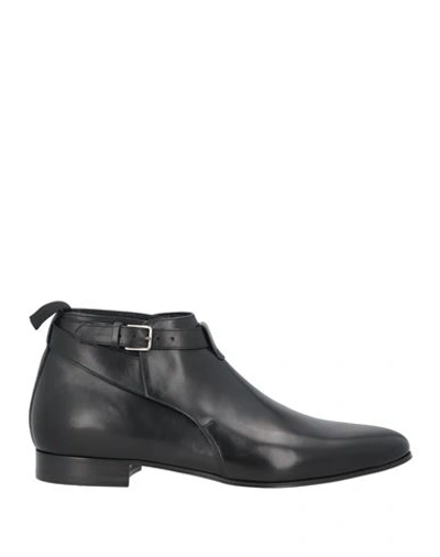 Saint Laurent Man Ankle Boots Black Size 12 Soft Leather