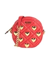 Moschino Woman Cross-body Bag Red Size - Leather