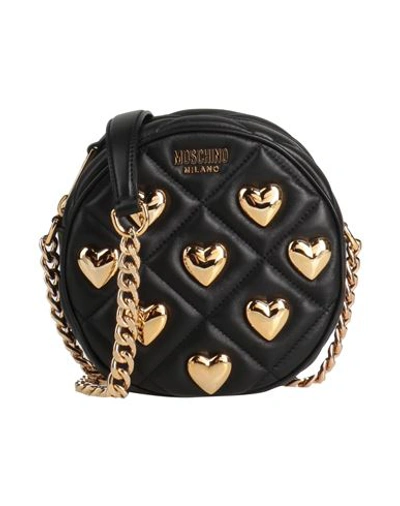 Moschino Woman Cross-body Bag Black Size - Leather