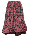 Comme Des Garçons Woman Midi Skirt Fuchsia Size S Polyester, Nylon In Pink