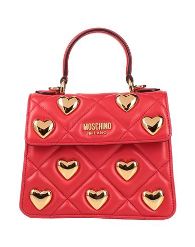 Moschino Woman Handbag Red Size - Leather