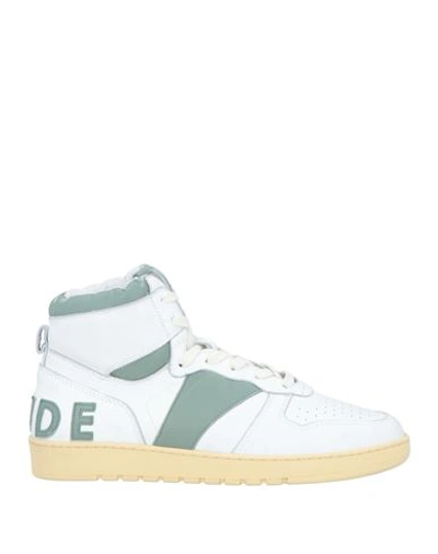 Rhude Man Sneakers Sage Green Size 11 Soft Leather