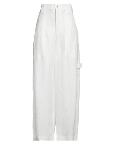 Stella Mccartney Woman Pants White Size 6-8 Viscose, Linen