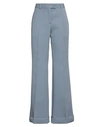 Acne Studios Woman Pants Slate Blue Size 6 Polyester