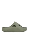 Off-white Meteor Padded Sliders In Green