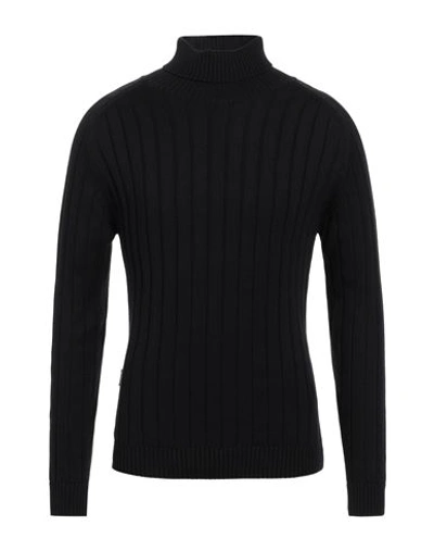 C'n'c' Costume National Man Turtleneck Black Size Xxl Cotton, Acrylic In Black