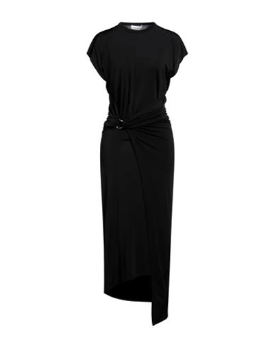 Paco Rabanne Rabanne Woman Maxi Dress Black Size 4 Viscose, Elastane