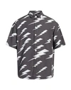 Neil Barrett Man Shirt Grey Size Xxl Cotton