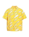 Neil Barrett Man Shirt Yellow Size Xxl Cotton