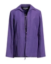 JACQUEMUS JACQUEMUS WOMAN BLAZER PURPLE SIZE 6 VISCOSE, LINEN