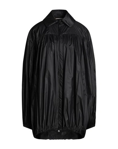 Rochas Oversize Wind Jacket In Black