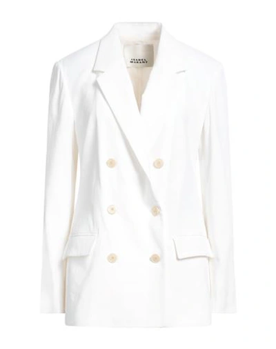 Isabel Marant Sheril Double-breasted Blazer In White