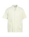 Thom Browne Man Shirt Light Green Size 4 Polyamide, Elastomultiester, Polyester