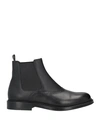 Bally Man Ankle Boots Black Size 12 Calfskin In Black