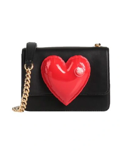 Moschino Woman Cross-body Bag Black Size - Leather