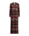 Siyu Woman Maxi Dress Black Size 6 Polyamide, Elastane In Black
