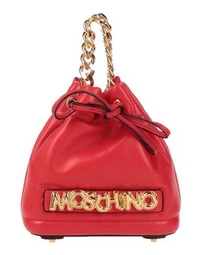 Moschino Woman Handbag Red Size - Leather