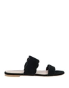 Stuart Weitzman Woman Sandals Black Size 9.5 Soft Leather