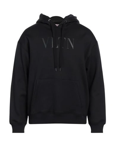 Valentino Garavani Man Sweatshirt Black Size Xs Cotton, Polyamide