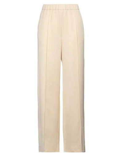 Jil Sander Woman Pants Cream Size 6 Viscose In White