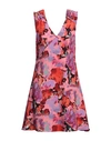 PS BY PAUL SMITH PS PAUL SMITH WOMAN MINI DRESS PINK SIZE 8 POLYESTER