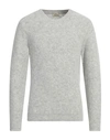 Irish Crone Man Sweater Light Grey Size L Acrylic, Alpaca Wool, Polyamide, Virgin Wool
