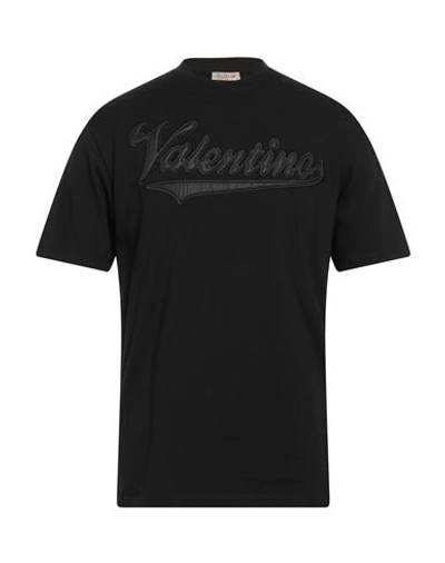 Valentino Garavani Man T-shirt Black Size 3xl Cotton