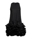 Rochas Woman Mini Dress Black Size 6 Cotton