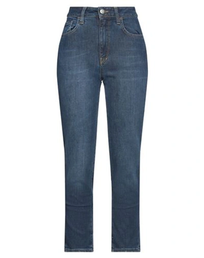 Shaft Woman Jeans Blue Size 29 Cotton, Elastomultiester, Elastane