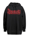 Dsquared2 Man Sweatshirt Charcoal Size L Cotton In Grey