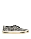 Celine Man Sneakers Off White Size 7 Textile Fibers In Off White