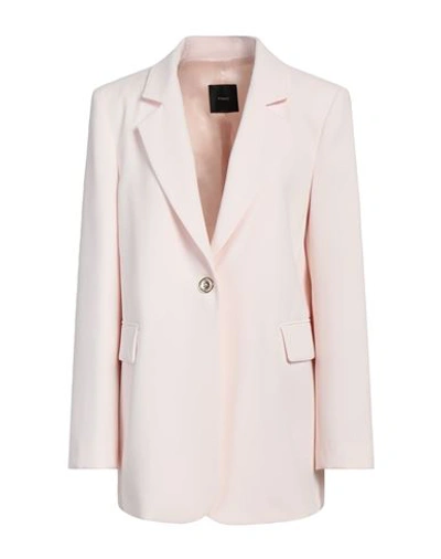 Pinko Woman Blazer Light Pink Size 8 Polyester, Elastane