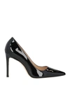 Stuart Weitzman Woman Pumps Black Size 5.5 Leather In Black