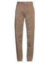 Zegna Man Pants Brown Size 36 Cotton