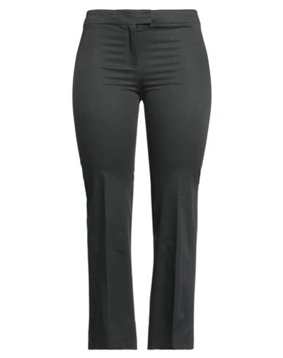Philosophy Di Lorenzo Serafini Woman Pants Charcoal Size 6 Cotton, Elastane In Grey